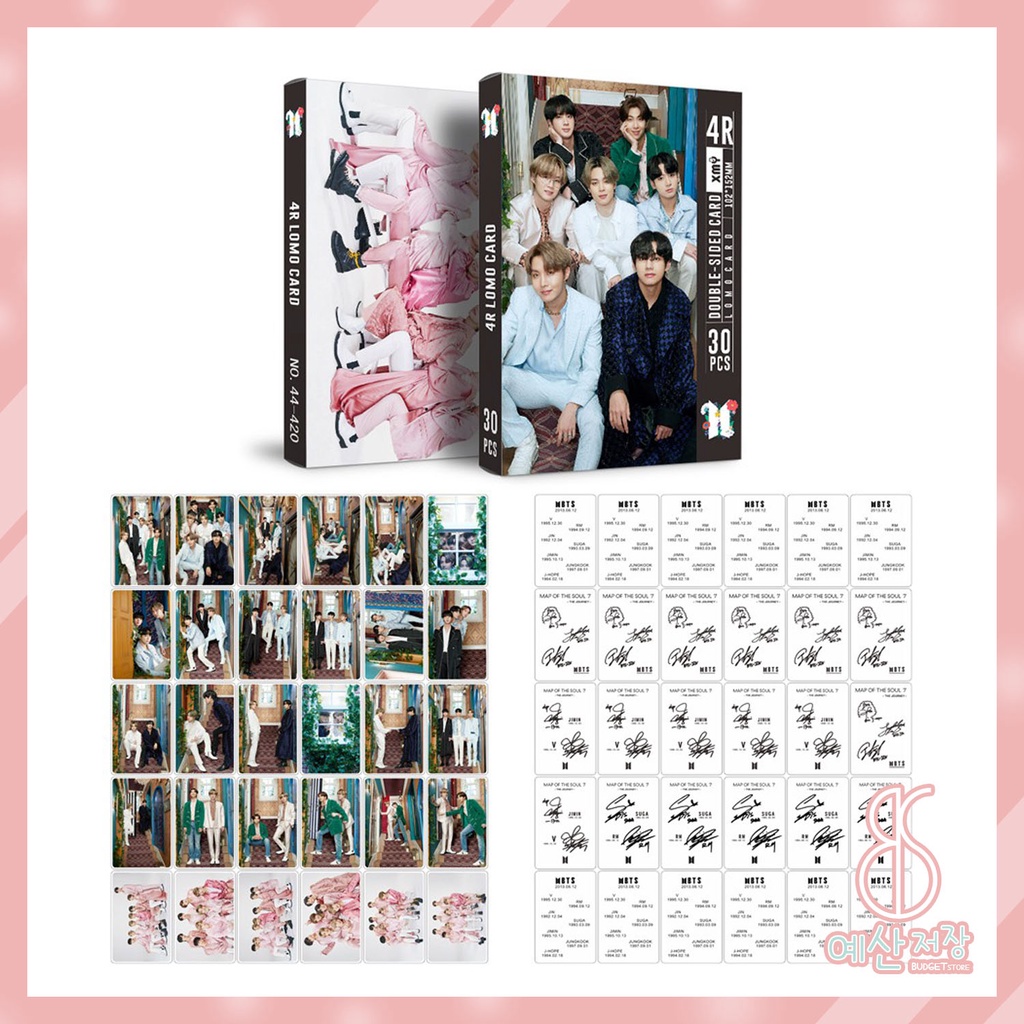 [BS] BISA COD 30pcs 4R Photo Card BTS BT21 KPOP Stray Kids Twice - KP564