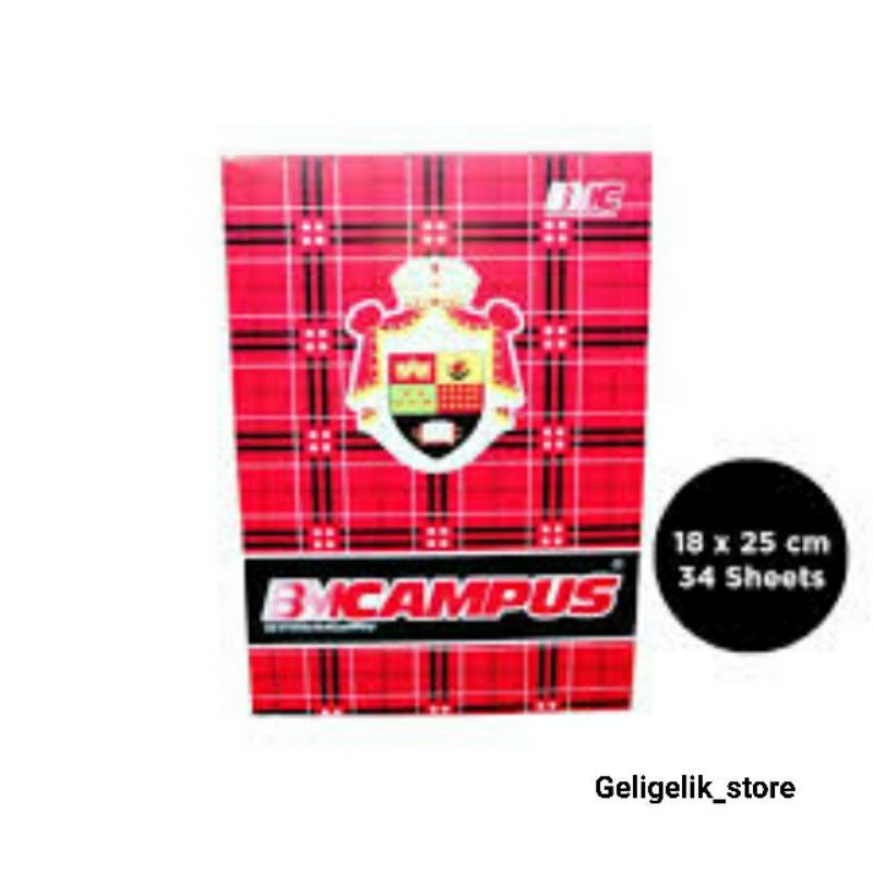 

Buku Tulis BM Campus 50 lembar (1 PCS)
