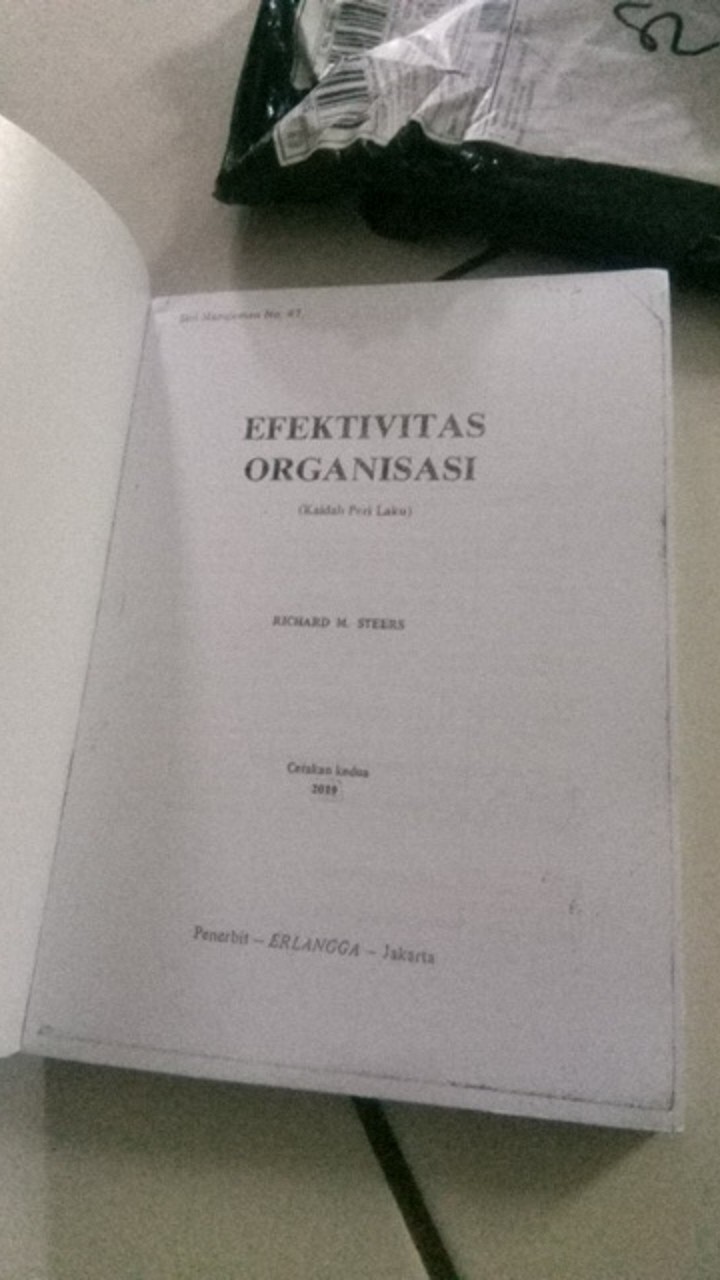 Efektivitas Organisasi