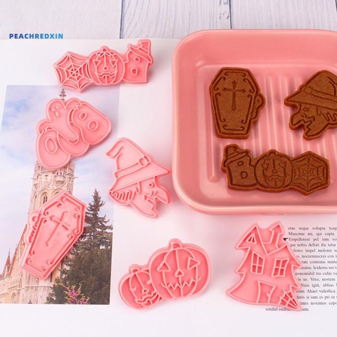 

6PCSSET CETAKAN KUE KERING MODEL TEKAN TANGAN BAHAN XCD521XS