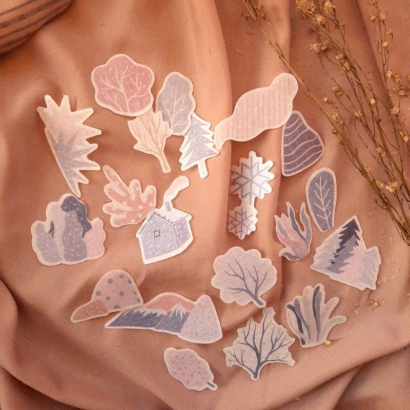

Pastel Winter Stickers