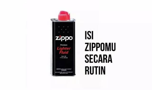 Refile Korek Minyak Zippo 125 ML - Premium Lighter Liquid - Clean Burning - Fast Ignition