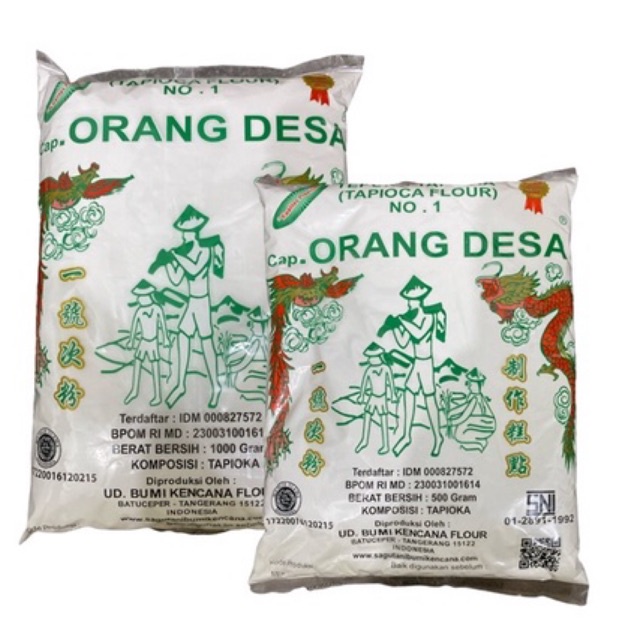 Cap Orang Desa Tepung Tapioka 500, 1kg