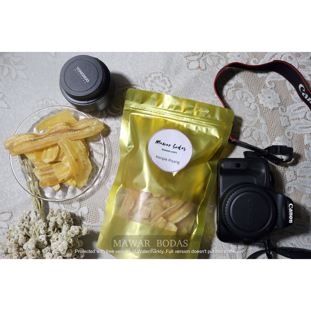 

KERIPIK PISANG MAWAR BODAS 120 gr - BANANA CHIP BUAH KERING SNACK CEMILAN MAKANAN RINGAN RENYAH ENAK DAN GURIH 120 gr