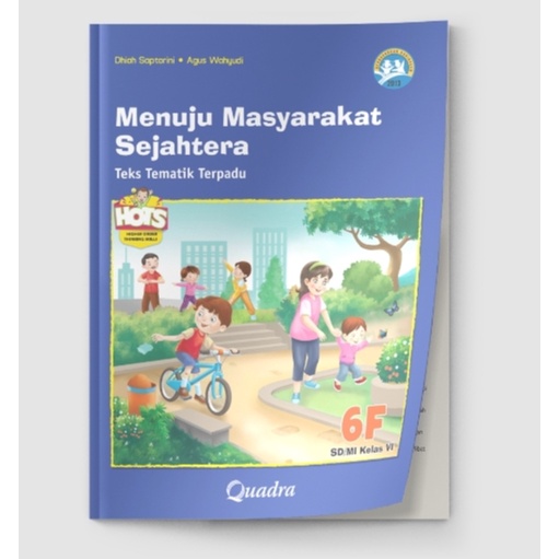 ORI harga satuan buku teks tematik k13 penerbit Quadra kelas 6