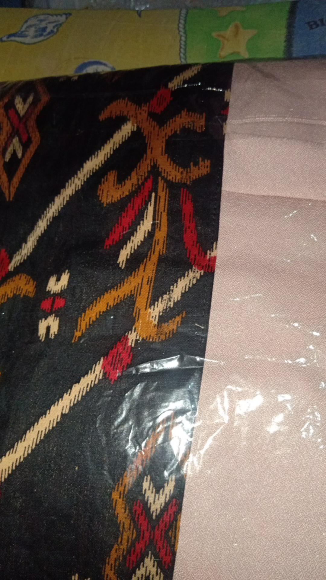 Tey-17 Batik Wanita Asj Sa Hrb026 Kenongo Kemeja Tosca Pendek