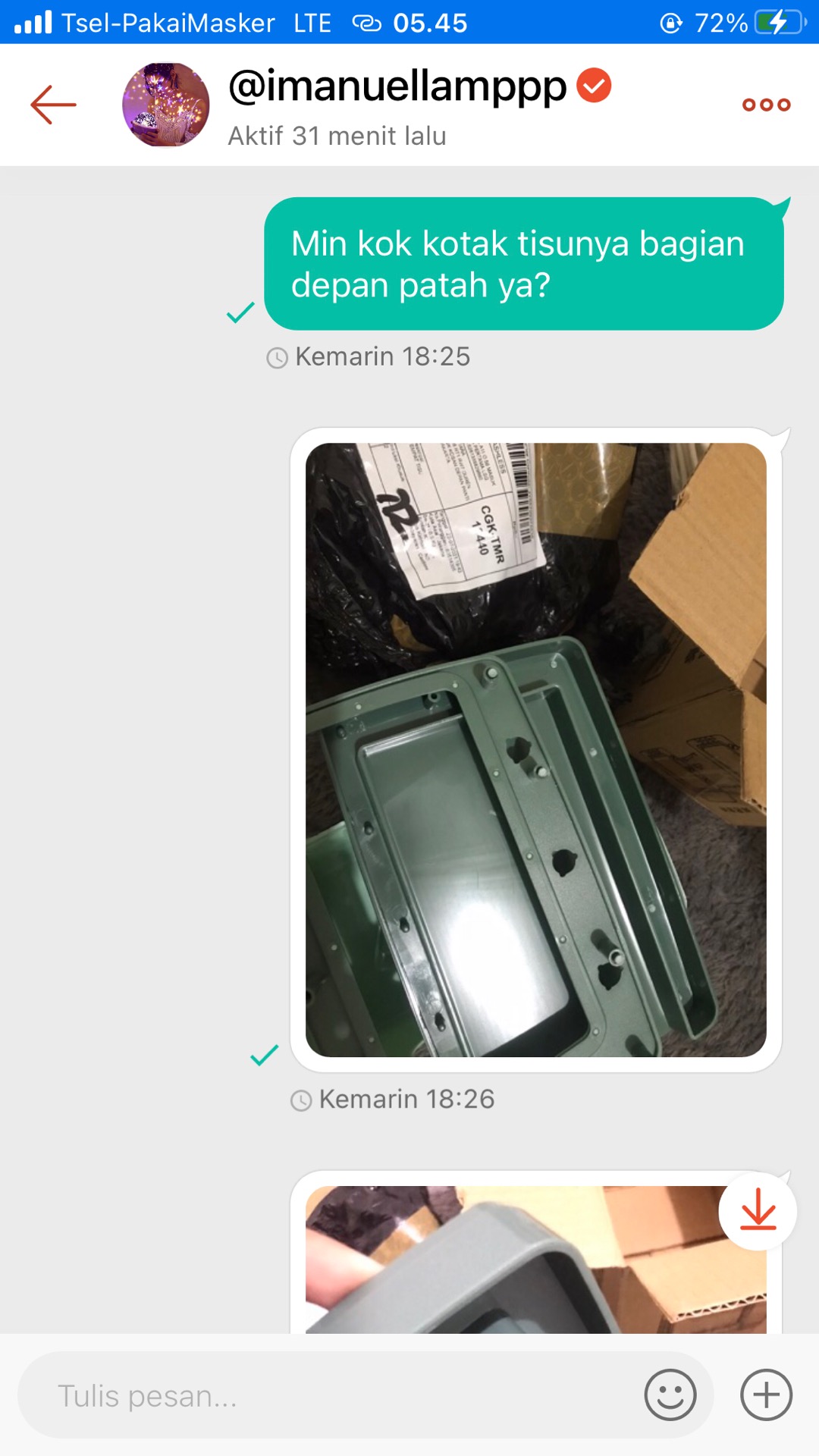 Tempat Tissue Tv / Kotak Tissue