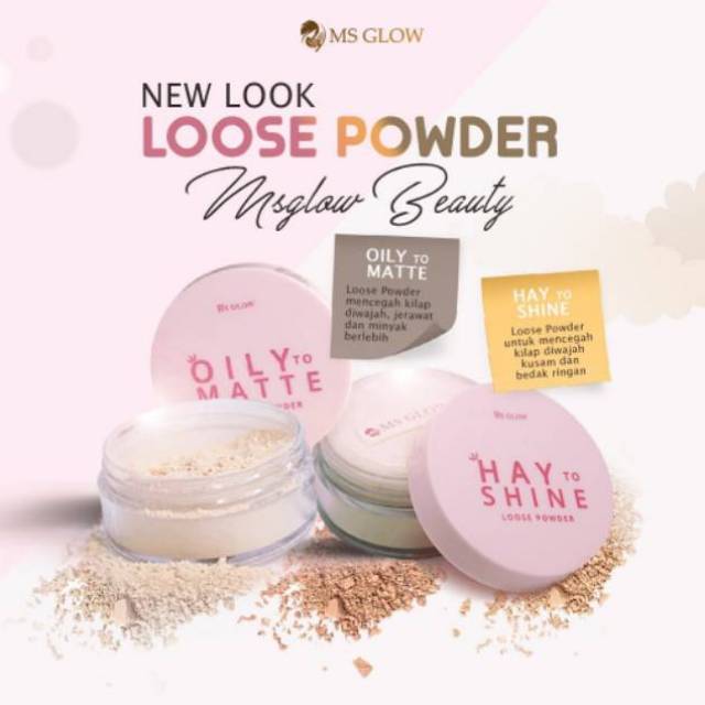 Ms Glow Perfect Glow Loose Powder / BAYAR DITEMPAT COD-4
