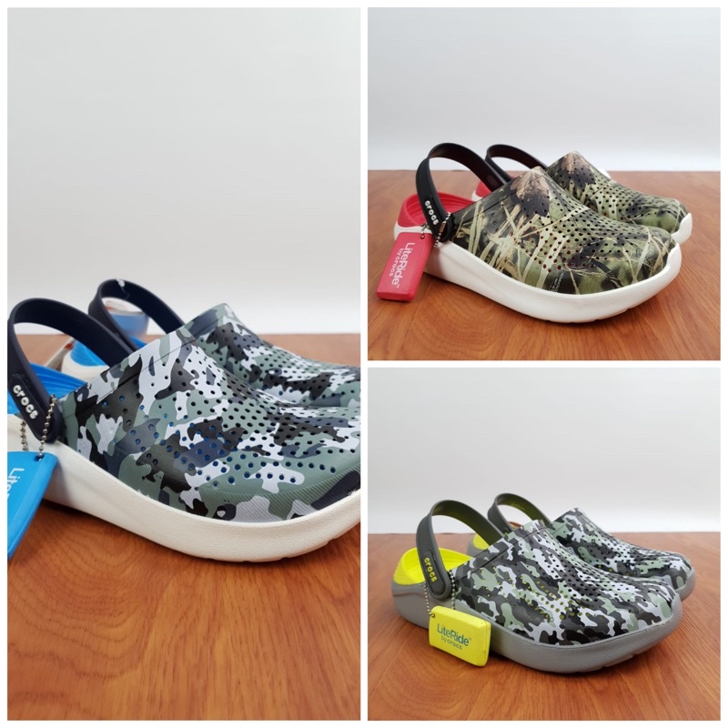 Crocs literide clog camou / sendal crocs / crocs pria / crocs wanita / sepatu crocs / crocs sandal