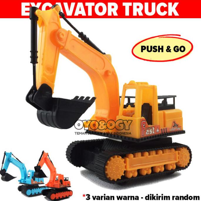 Diskon Mainan Anak Excavator Construction Truck Mobil Konstruksi Gali Traktor Big Sale