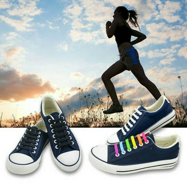 Tali sepatu karet silicone Premium coolnice shoelace