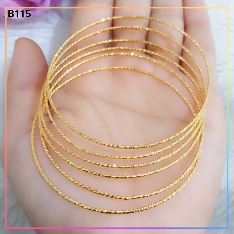 gelang kroncong gold remaja/dewasa lapis emas