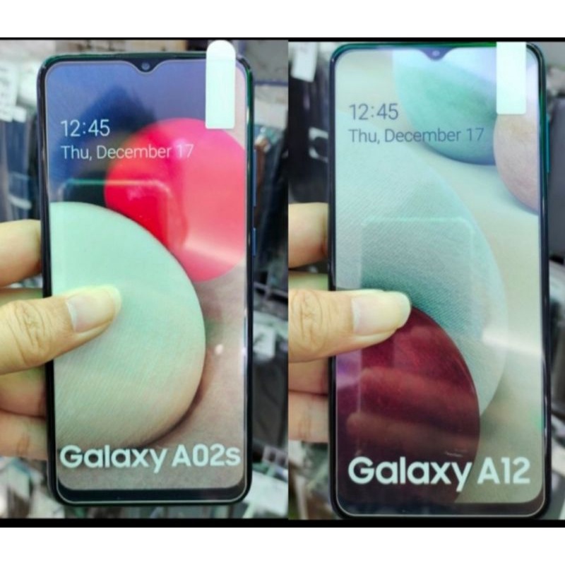 Samsung A12 M12 A02s tempered glass anti gores kaca bening