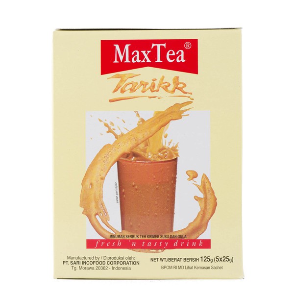 

MAXTEA Tarik Milk Tea 125gr - Teh Susu Tarik Gula Krimer (5 sachet)