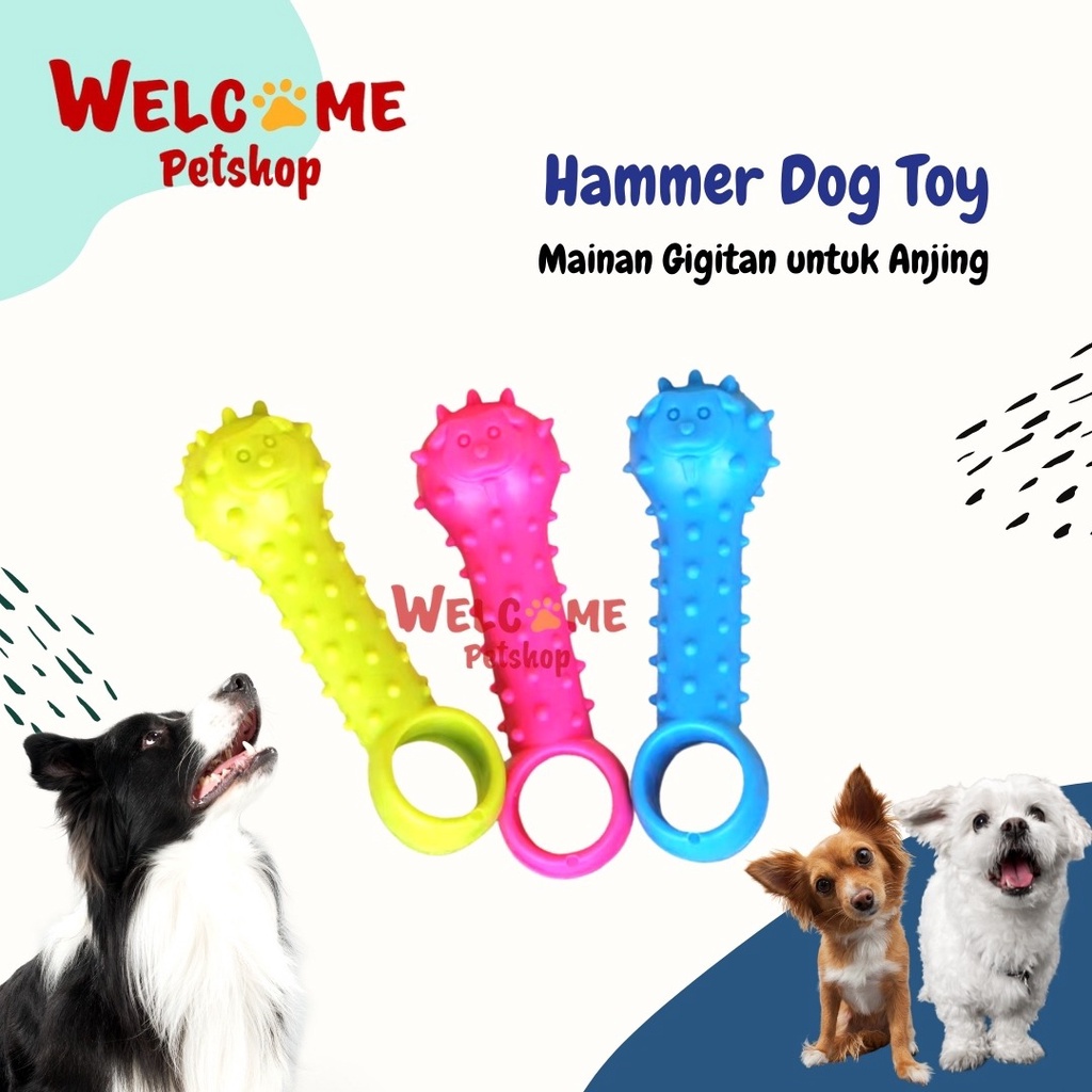 Hammer Dog Toy / Mainan Gigitan Anjing / Mainan Anjing