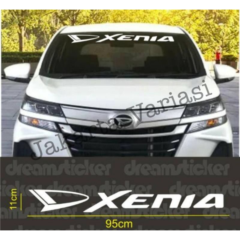 Stiker kaca depan mobil xenia all new xenia sticker kaca depan xenia