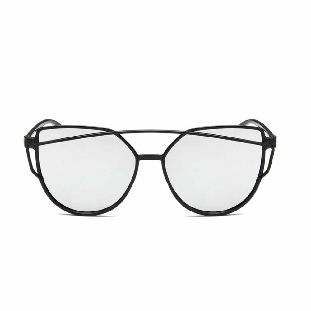 Anti UV Sunglasses Eye Cat [ Silver ] Kacamata Pria &amp; Wanita - NYX