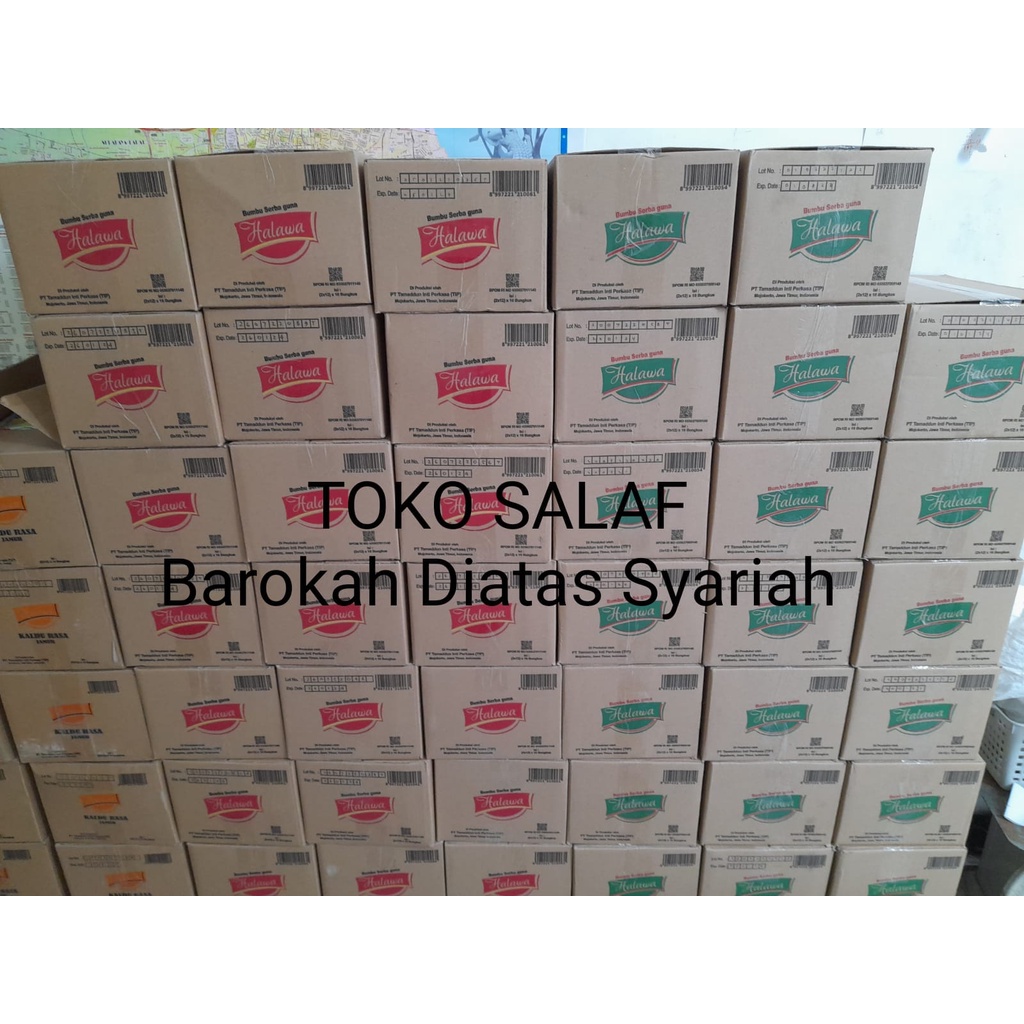 

Halawa 1 Karton MURAH Bumbu Masak Plus Probiotik