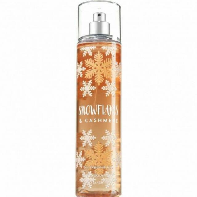 Snowflakes and cashmere mist BBW bath&bodyworks