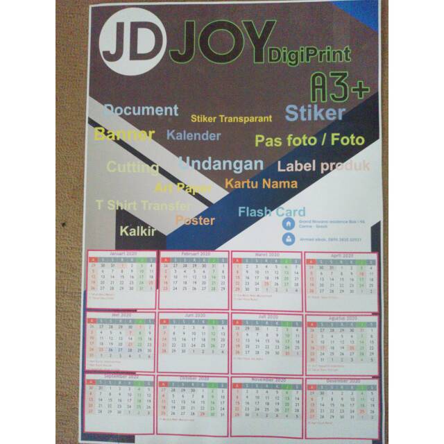 Jual Kalender Custom | Shopee Indonesia