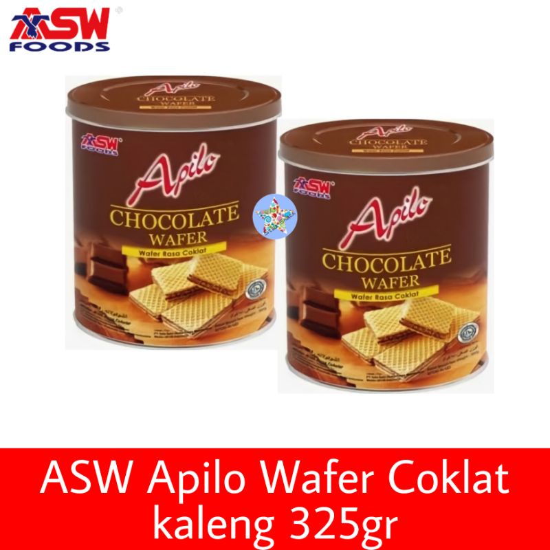 Apilo Wafer coklat kaleng 325gr