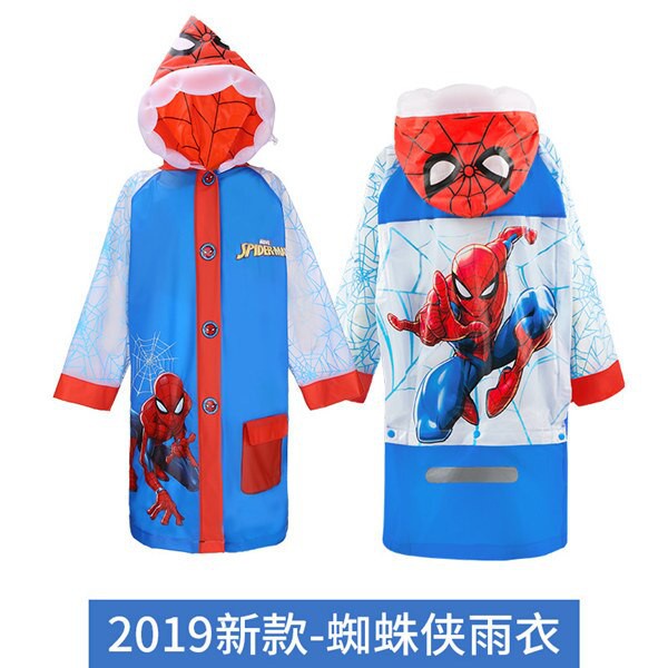 Jas Hujan Anak Motif Disney Avenger, Spiderman, Frozen Ukuran Besar