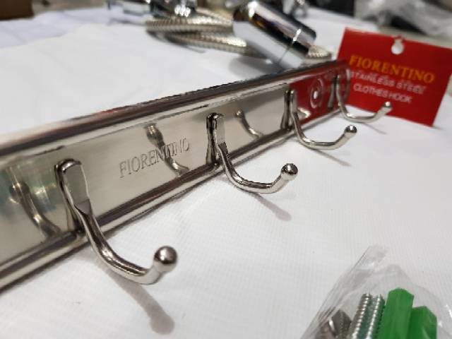 Kapstok stainless 5 kait fiorentino anti karat PROMO