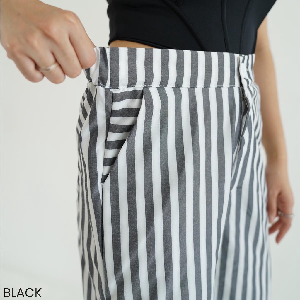 Celana Panjang Bahan Saluria Amber Bawahan Wanita