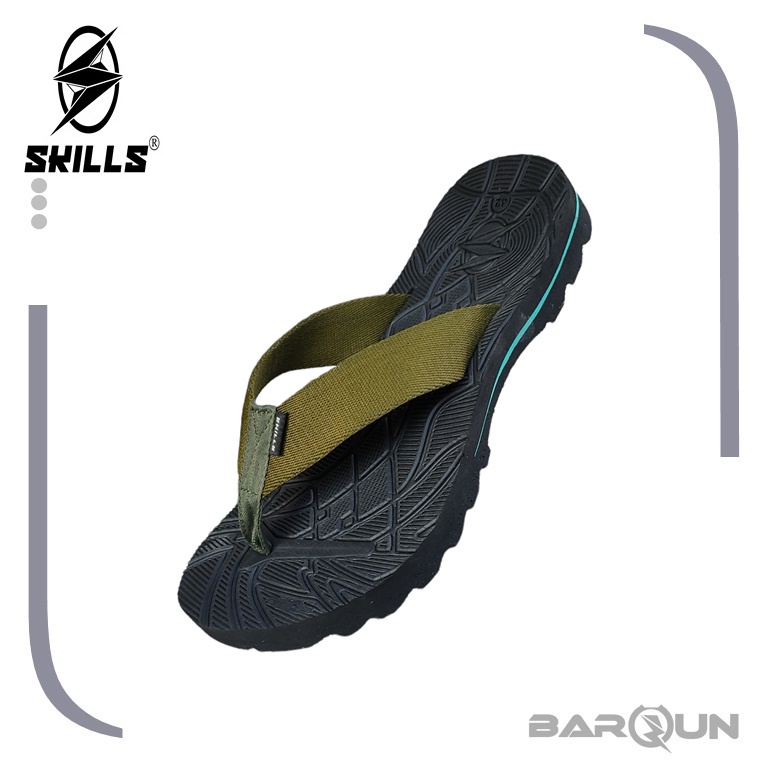 Sendal Skills Barqun Sandal Gunung  pria Japit Traventure Original Outdoor