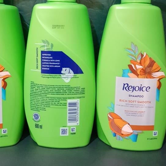 ♙ Rejoice Shampoo Rich Halus Lembut 600 ml / Rejoice Rich Shampo 600ml ♝
