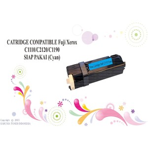 CATRIDGE COMPATIBLE Fuji Xerox C1110/C2120/C1190 SIAP PAKAI (Cyan)