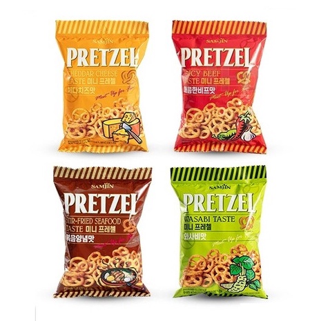 

Samjin Pretzel Snack Korea 85gr