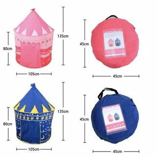 BLABLA Tenda Castle Bermain Anak Tenda Bentuk Kastil Portable Tent Kids