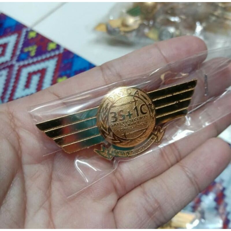 Jual Pin/lencana/wing DGCA 3S + 1C Perhubungan Udara (magnet) Indonesia ...