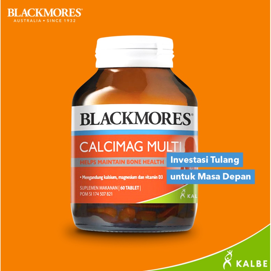 BLACKMORES CALCIMAG MULTI ISI 30 TABLET SUPLEMEN KESEHATAN TULANG / VITAMIN D3 KALSIUM MAGNESIUM