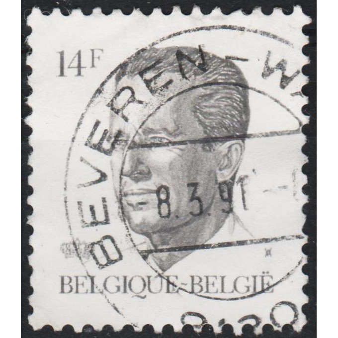 

Perangko Filateli L120 - Belgium VFU 1v 15.01.1990 New Values #2408