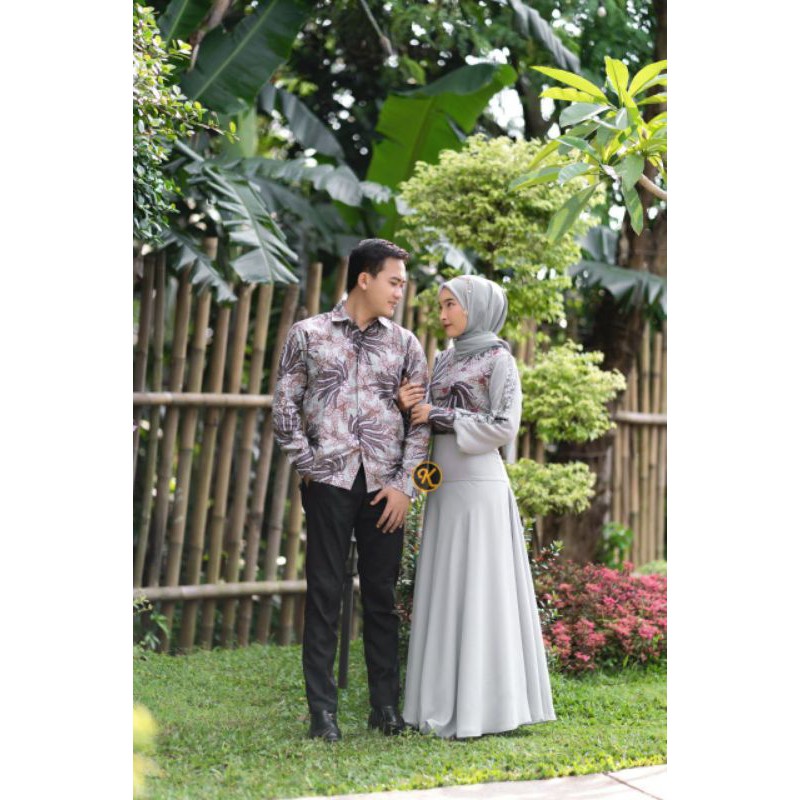 TERBARU DAN TERLARIS COUPLE GAMIS NETTY ORIGINAL KARYA BATIK PEKALONGAN HIGHQUALITY