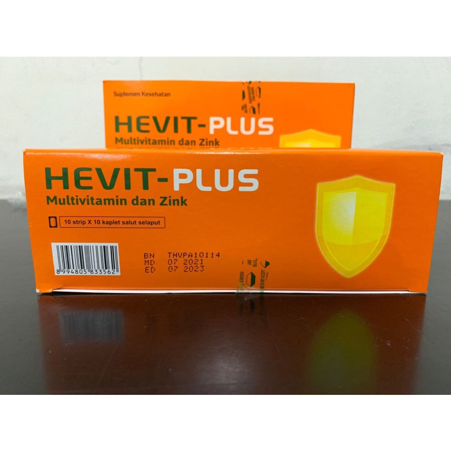 Jual Hevit Plus VITAMIN C 500 Mg B1 B6 B12 E 30 IU Zinc Multivitamin