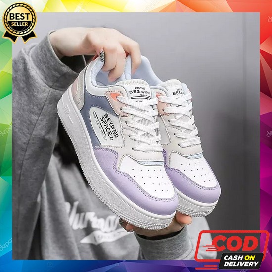 Sepatu Snekers Tanpa Tali Recomended Wanita Cwe Cewek Remaja Merah Mur Rk Collection - Sepatu Sneake