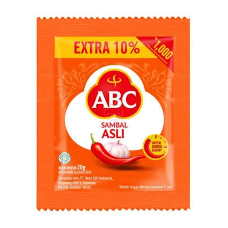 

ABC Sambal Pck 18gx10s