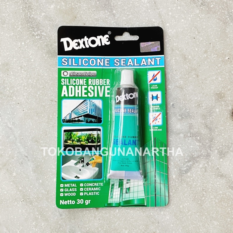 

Dextone Silicon Sealant Clear / Lem Silikon Bening / Lem Akuarium