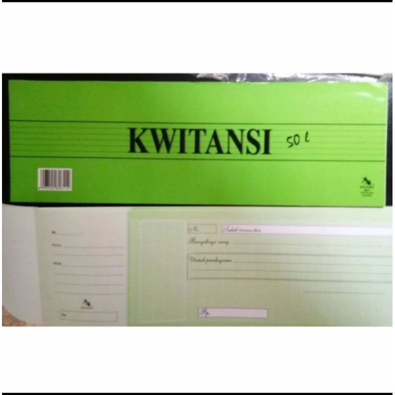 

Buku kwitansi 50 lembar