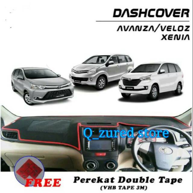 Karpet Dashboard Mobil All New Avanza / Veloz / Xenia 2012 - 2021 Free Perekat Double Tape