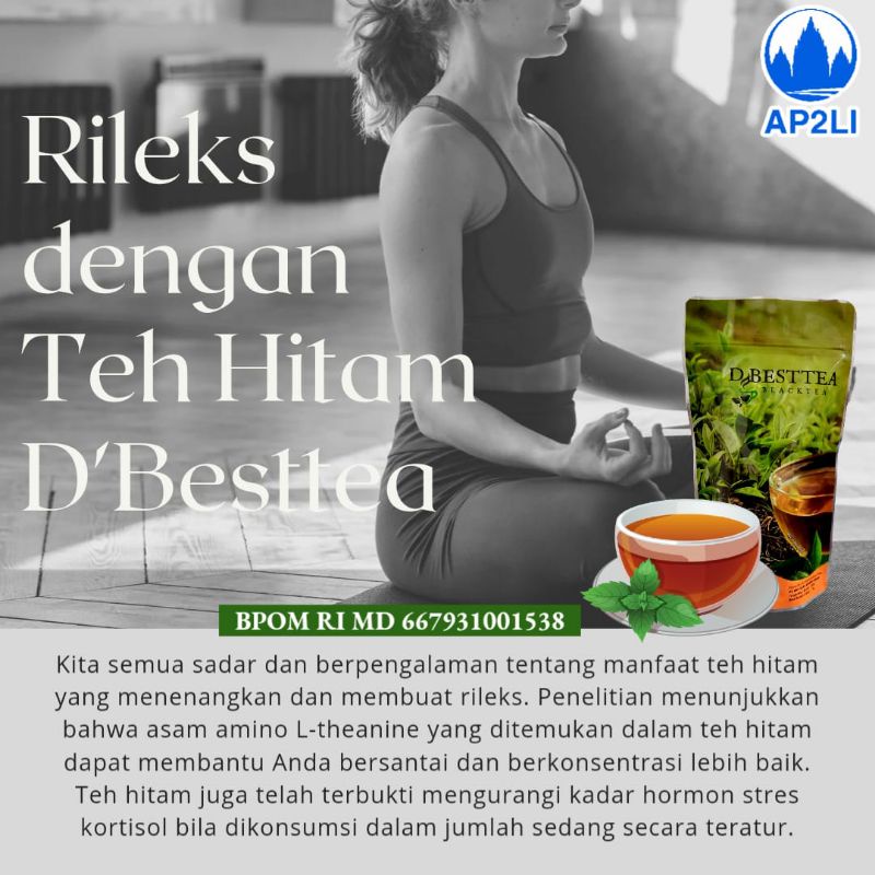 

teh hitam dbesttea black tea pouch premium 110gr . super antioksidan