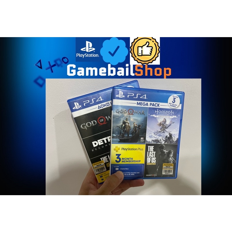 PS4 Game - God Of War 4 2018 / Horizon Zero Dawn Complete / Detroit Become Human Kaset Game BD PS4 Fisik