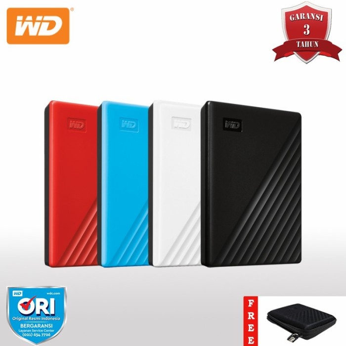 EXTERNAL HARDISK WD PASSPORT 1TB 2TB USB 3.0 HDD EXTERNAL 2.5 INCH