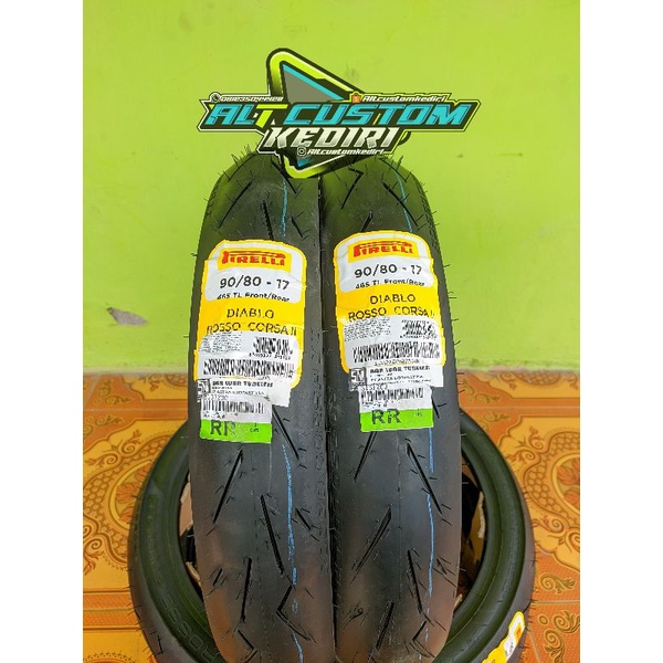 Ban PIRELLI DIABLO ROSSO CORSA 2 || 90/80 - 100/80 - 110/70 || RING 17