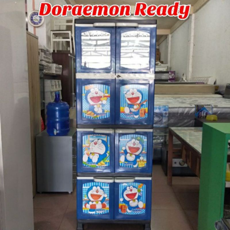 Lemari plastik ecoplast doraemon