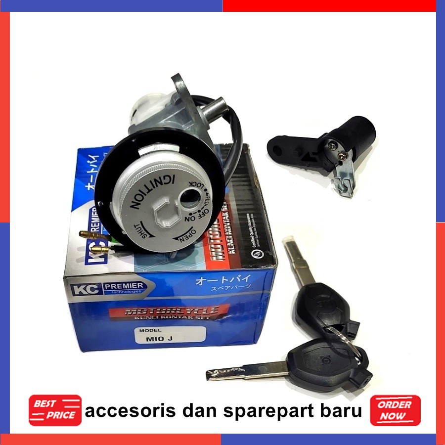 KUNCI KONTAK SET MIO-J +SADEL KOMPLIT SPAREPART MOTOR KCPRACING