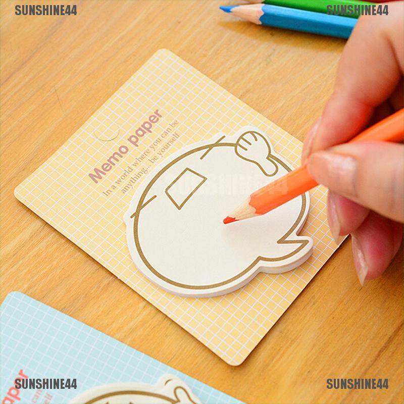 2Pcs Sticky Notes Lucu untuk Stationery Kantor [sunshine44]